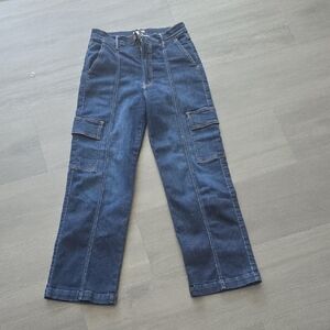 MOTHER Women's Blue Cropped Jeans